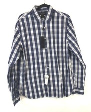 Men's Plaid Button Down Size L New With Tags
