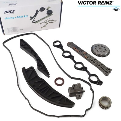 DOLZ Steuerkettensatz REINZ Dichtung für HYUNDAI i20 i30 KIA Cee'd Rio 1.4 1.6