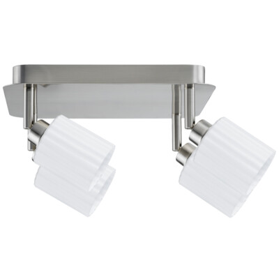 Paulmann 601.41 Zylino spotlight LED 4x3W brushed iron including bulbs