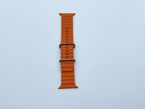 Véritable Apple Watch Ultra Bracelet BRACELET ORANGE OCÉAN 49mm 46mm 45mm 44mm - Photo 8 sur 13