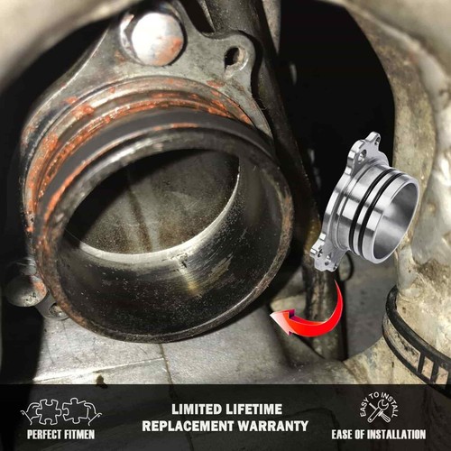 45# Metal Silver NO LEAK O-ring Exhaust Manifold For Honda CR125 1990-2002 NEW - Picture 5 of 11
