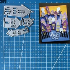 Metal Cutting Dies Houses Scrapbooking Album Embossing Paper Card Crafts Stencil