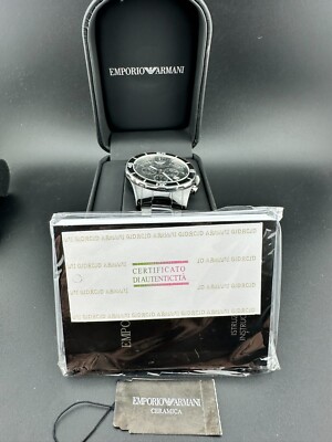 Emporio Armani Ceramica AR1421 Wrist Watch for Men for sale online