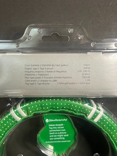 NIB SkullCandy Green NBA Boston Celtics #9 Rajon Rondo Hesh Headphones - Picture 5 of 7