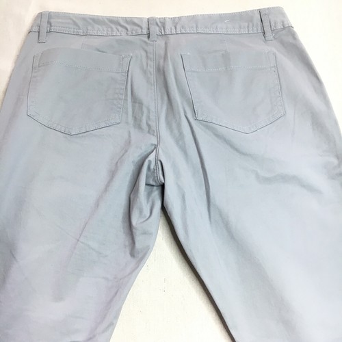 Banana Republic Women’s 6P Blue Martin Fit Stretch Ankle Pants Zipper Accents - Picture 9 of 10