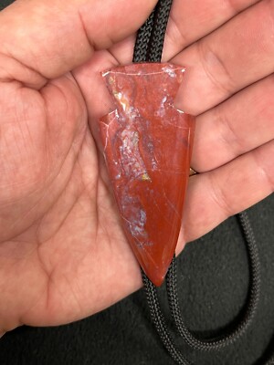 Ohio Flint Arrowhead shape Western Bolo Tie
