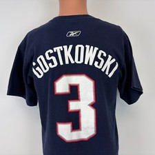 Reebok Stephen Gostkowski Jersey T Shirt Mens Size M New England Patriots NFL