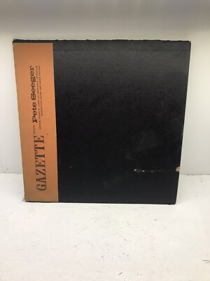 GAZETTE WITH PETE SEEGER - FOLKWAYS RECORDS FN 2501 LP