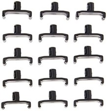 Ernst 8440 1/4 Dura-Pro Twist Lock Socket Clips - 22 pack - Black