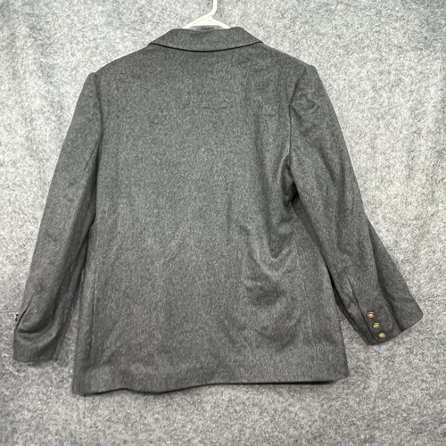 James Peter James Damen Blazer Größe 16 Grau Kaschmir Klassisch Karriere Basic - Bild 10 von 11