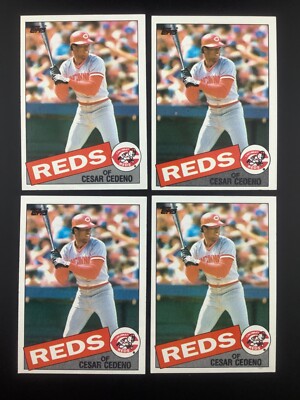 1985 Topps Cesar Cedeno #54 Cincinnati Reds NM
