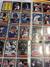 1985 DONRUSS HIGHLIGHTS Set MATTINGLY, Seaver Carter Hernandez In 7 Vinyl Sheets