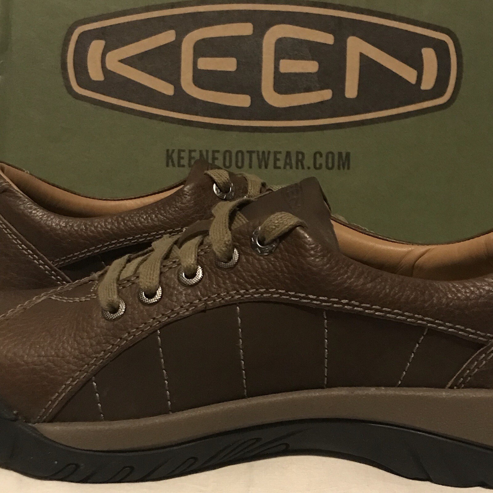 Scarpe sneaker Presidio da donna NUOVE KEEN taglia 10 5 marrone cascata Shitake 1011401