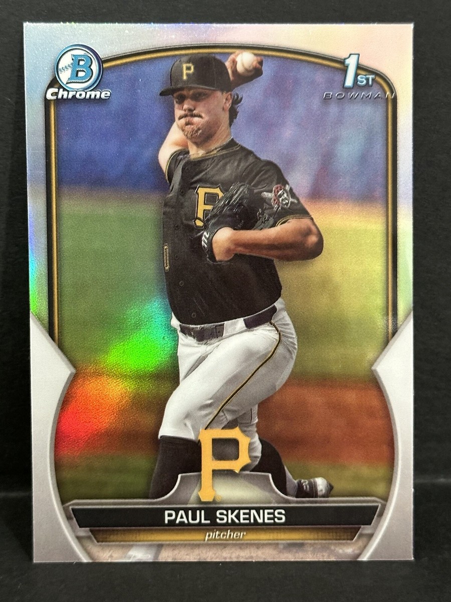 TOPPS １ST Bowman 2023 Bowman Chrome Draft Pirates 1st Bowman Paul Skenes Refractor