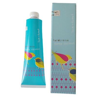 Margot Elena Love Toast Honey Coconut 1.25oz Handcreme New in Box Sealed Cap