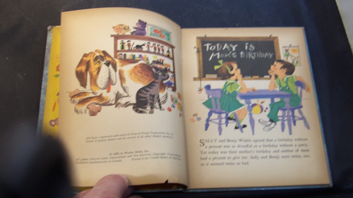 Vintage Wunderbuch Let's Give a Party 1960 Kinder Hardcover Buch JELLO - Bild 3 von 3