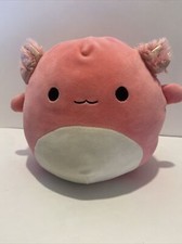 Squishmallow Official 8 Archie The Pink Axolotl Metallic Fuzzy Kellytoy Plush