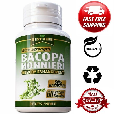 BACOPA MONNIERI EXTRACT SUPPLEMENT 60 CAPS