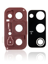 Replacement Back Camera Lens With Cover Bezel Ring For Samsung Galaxy S20 Red