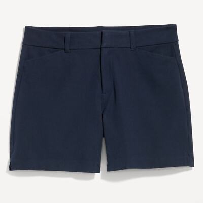 Old Navy Women's Size 2 Two Pairs Navy High-Waisted Pixie Trouser Shorts NWT