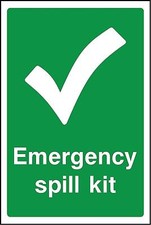 Emergency Spill Kit Sign 