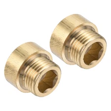 Shower Head Extension Arm, 2 Pack Brass G1/2 Male to Female 20mm