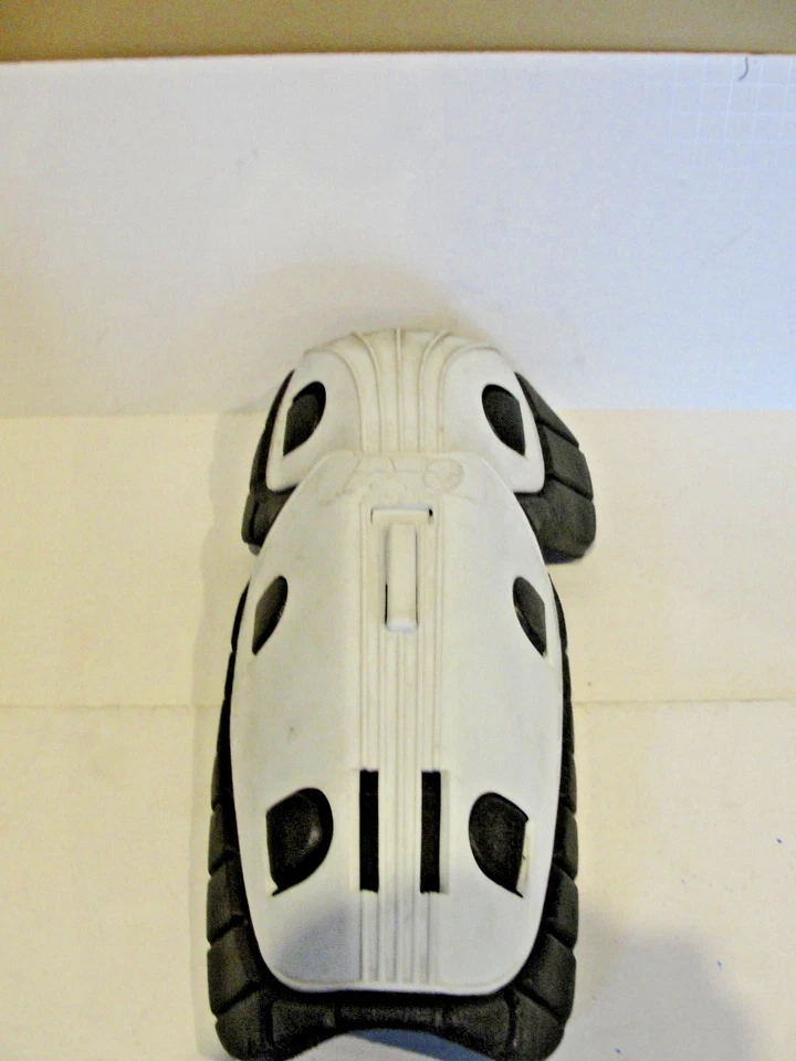 AXO Black & White Knee / Shin Guard Motorcycle MX Motorcross Foto 3 de 4