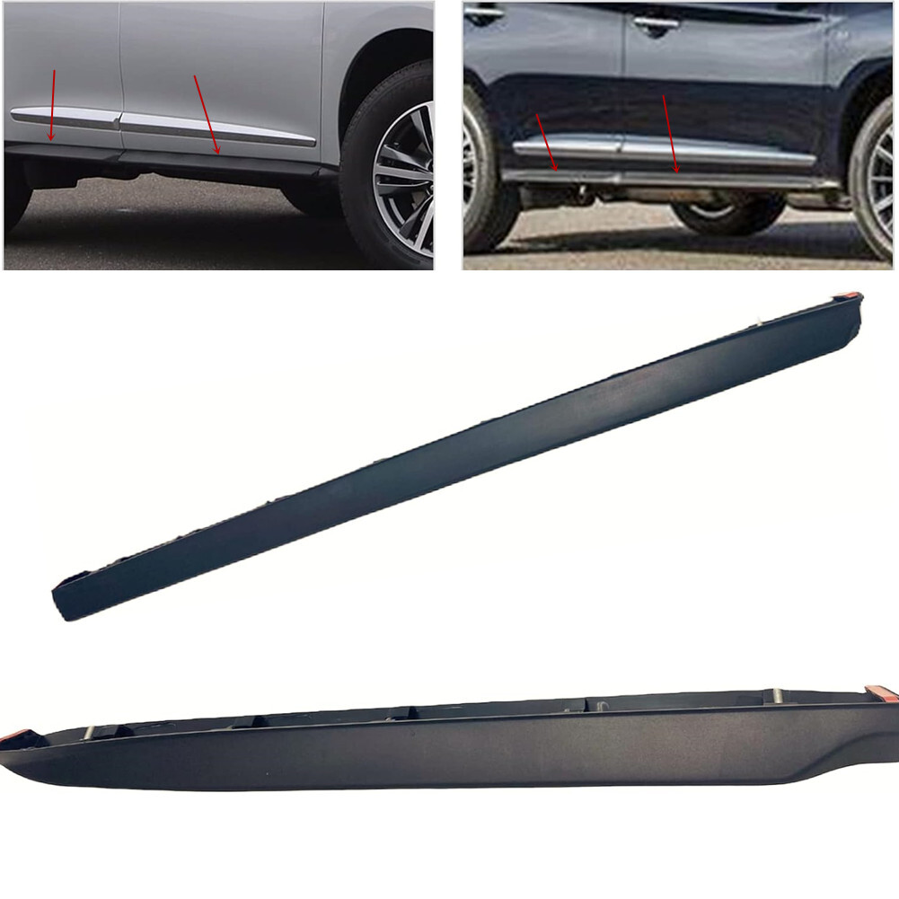 2pcs Passenger Front Rear Door Molding Trim Lower For 20142020