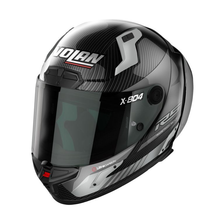 best nolan helmet Nolan X-804 Rs u. C. Hot Lap Integral Helmet (Carbon/Black/Grey) Size:M(57)