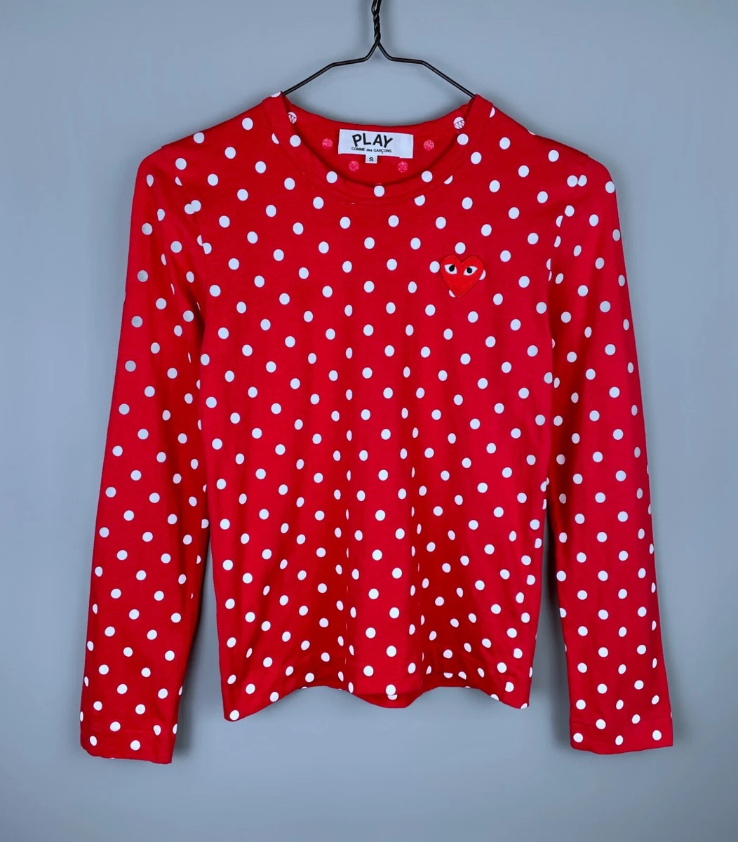 Comme des garcons red polka dot cheap