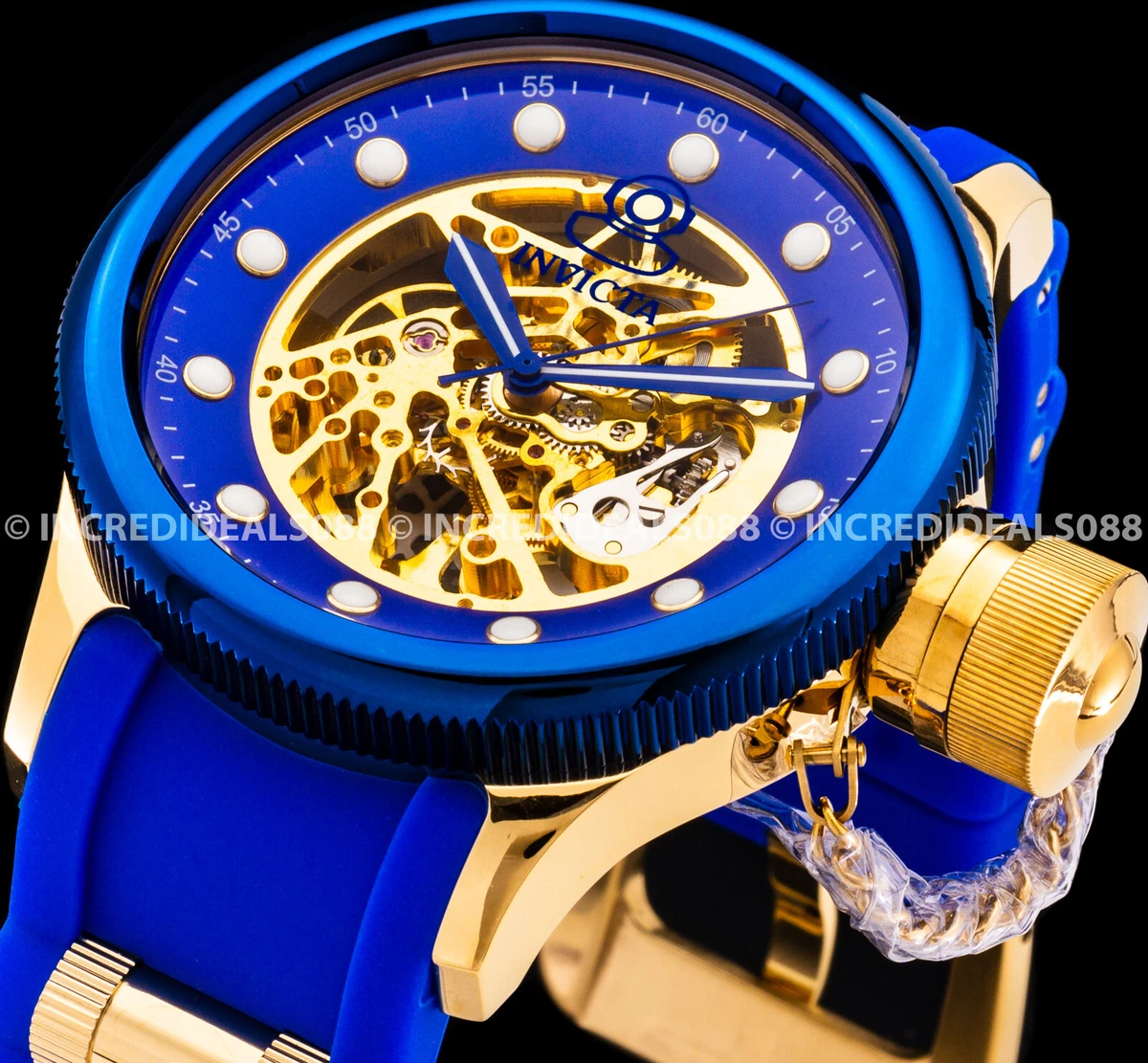 Invicta blue gold new arrivals
