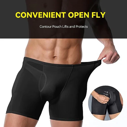 Herren Po Push Up Unterhose Höschen Padded Unterwäsche Butt Lifter Body Shaper - Bild 3 von 30