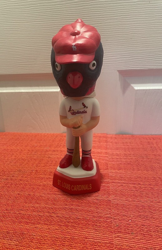 St Louis Cardinals Mascot Bobblehead Sam Inc. NIB #2939 of 3,000 Circa 1998 COA