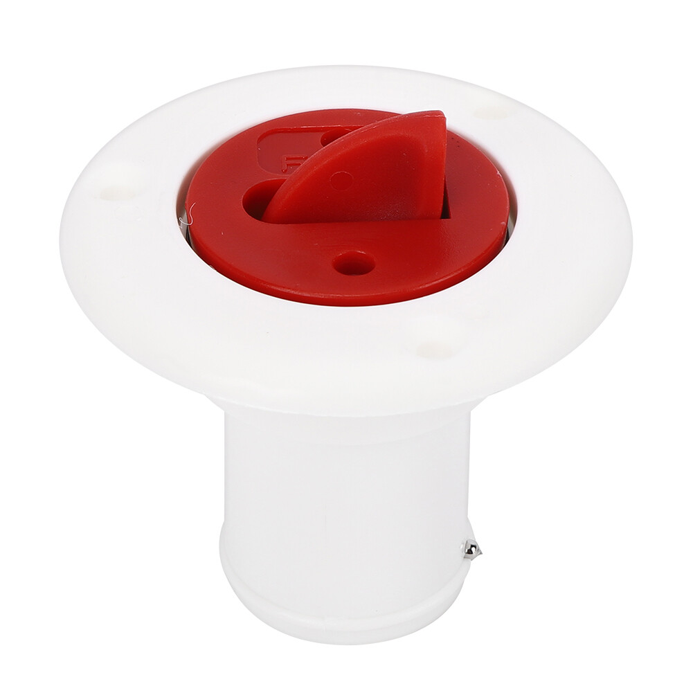 Boat Deck Fill Port With Keyless Cap - ABS Plastic Fuel/Water Fill For Boats & RVs