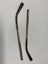 TORY BURCH TY 2004 838 135mm GOLD BROWN TEMPLE ARM PARTS U921