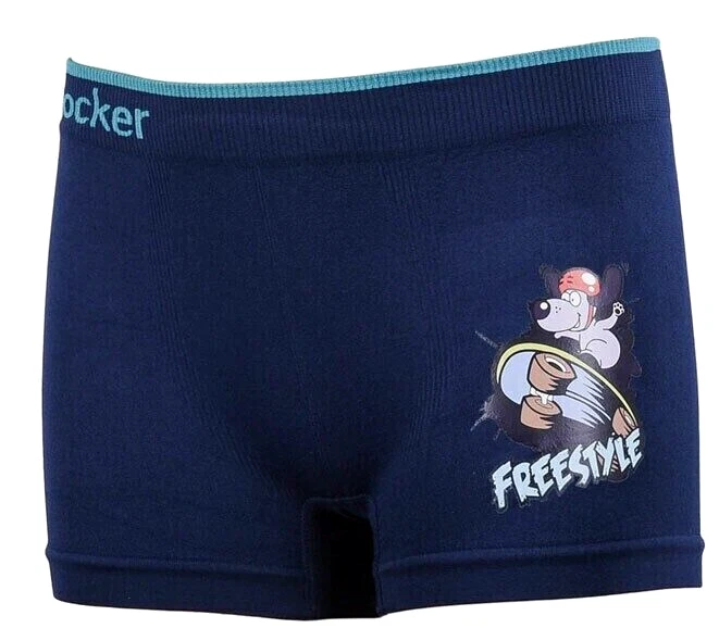 6шт Knocker мальчиков бесшовный комфорт боксера трусы нижнее белье не раздражая шорты S - Изображение 2 из 3