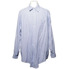 Brooks Brothers, Hemd, Größe: 48, ORIGINAL POLO SHIRT, Blau/Weiß, Baumwolle #wxv