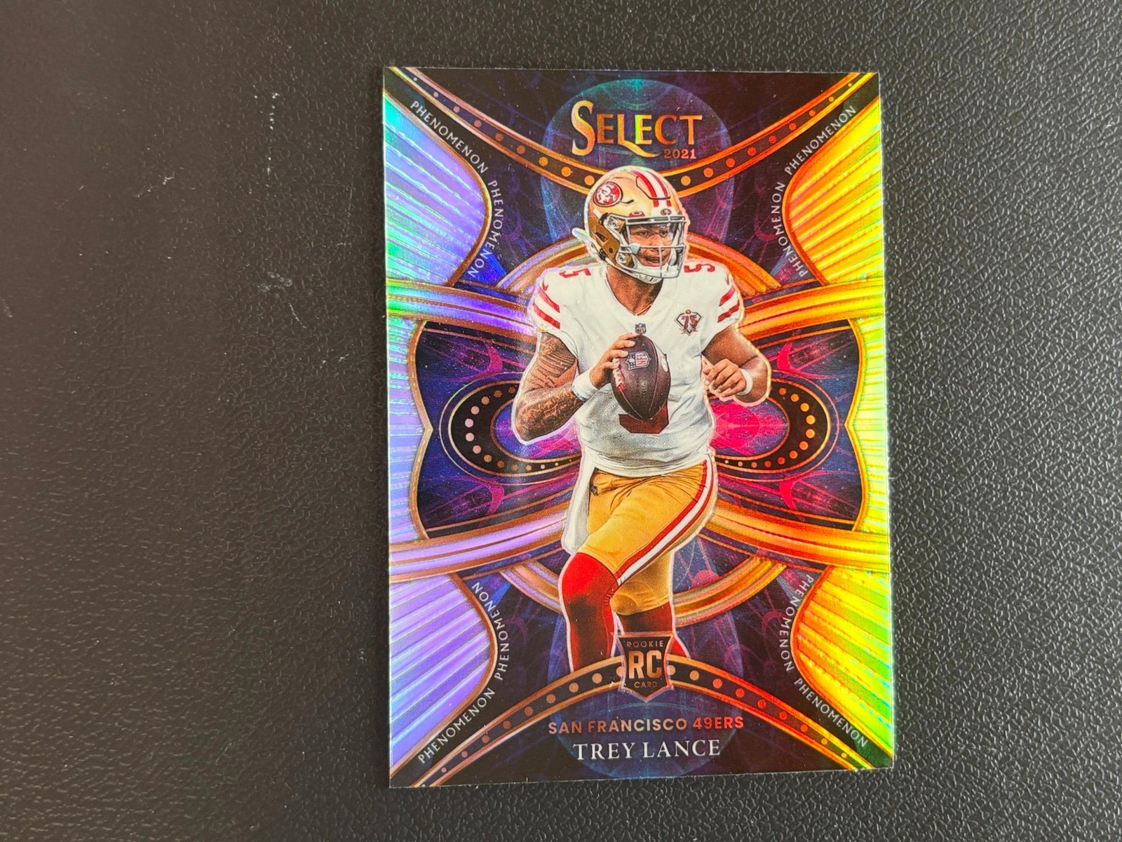 Trey Lance 2021 Select Phenomenon Silver Prizm Rookie RC SF 49ers Chargers C50