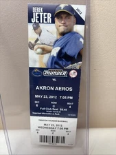 2012 Trenton Thunder Ticket  Derek Jeter Rehab Stint  May 23 2012