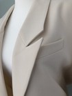 NWOT Shona Joy Blazer Suit Coat Jacket 1 Button White Cream ‘Rice’ Oversized 8-M — photo 1