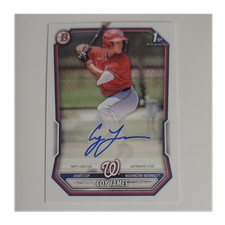 Topps 2025 Bowman Draft 1st Bowman Rookie Auto Coy James BPA-CJ Nationals
