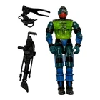 G.I. Joe Action Figure B.A.T. Leader Overkill 2003 3.75" Complete