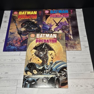Batman Vs Predator #1-3 Lot Prestige Edition DC Dark Horse 1992 NM 