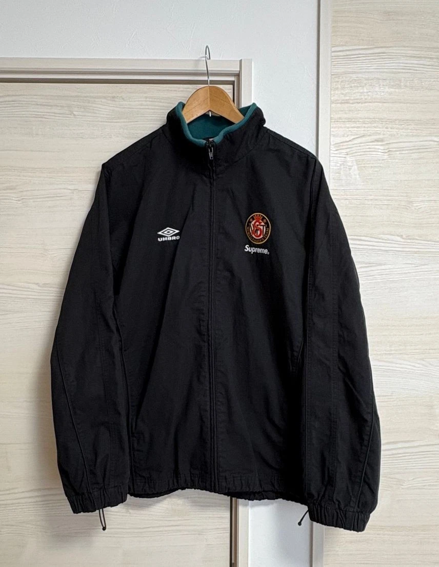 Veste de survêtement Supreme /Umbro coton ripstop noir