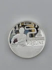 Trump 1 Oz .999 Silver Round/Coin KEYSTONE PIPELINE #0738/4500