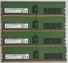 64GB 4x 16GB Micron DDR4 2666MHz Server Memory, ECC DIMM, 2Rx8 PC4-2666V