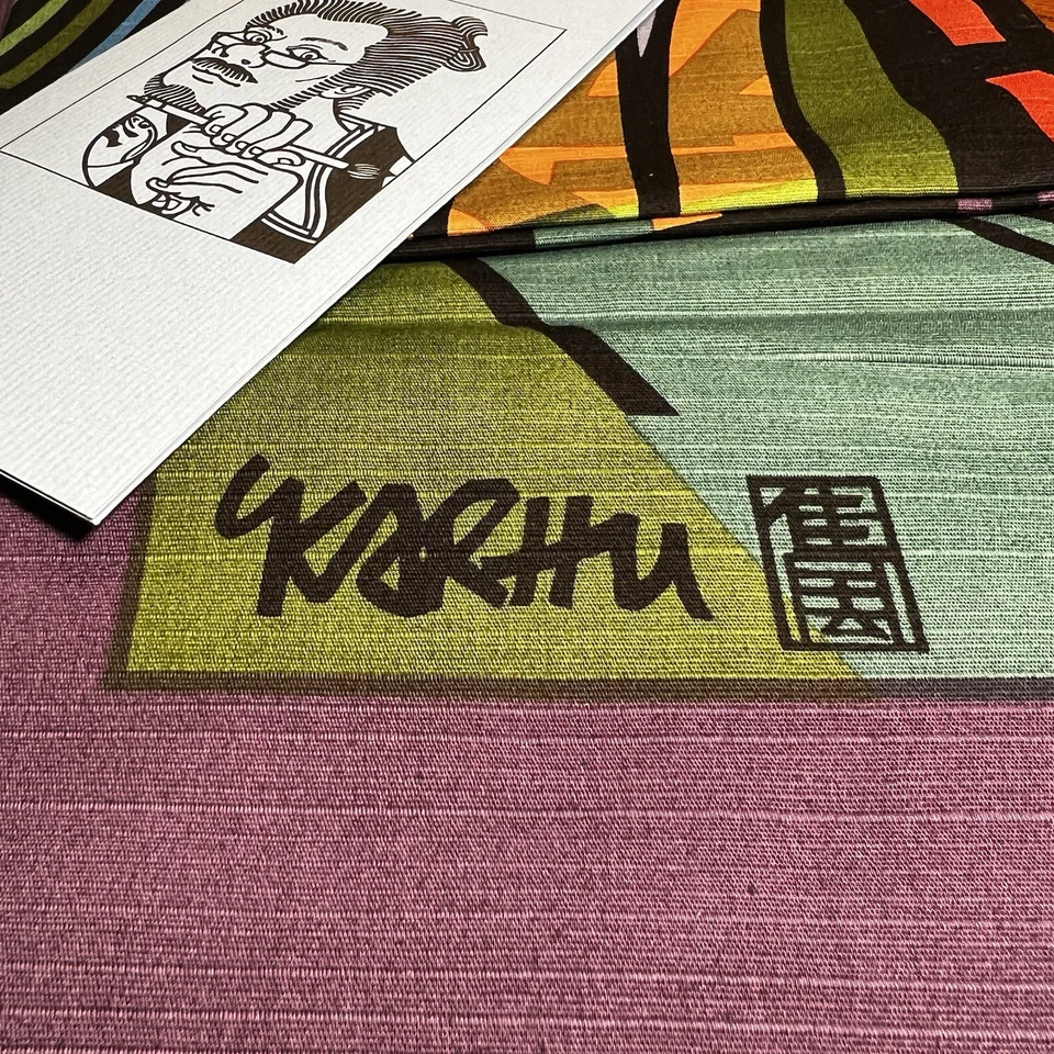 Tapiz Furoshiki Clifton Karhu KYOTO Gion Ichiriki estampado de algodón Foto 3 de 4