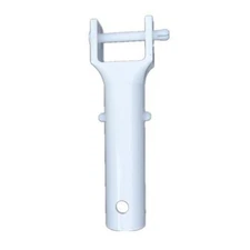 White Handle Replacement for Most Standard Swimming Pool Spa Vacuum Head