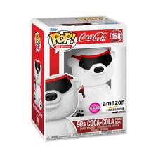 Funko Pop Años 90 Coca-Cola Retro Oso Polar Flocado Anuncio Icono Figura de Vacaciones