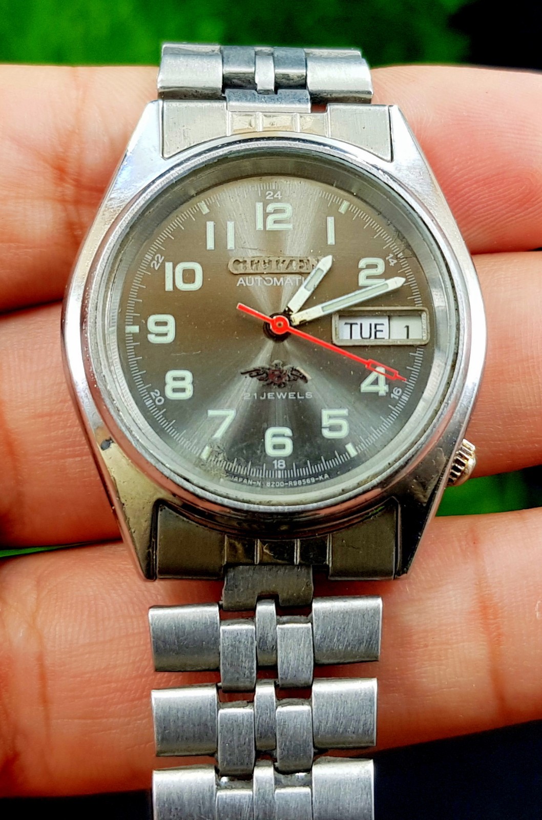 CITIZEN Of Vintage 21 Wrish Japan Watch AUtomatic Day Date Jewels Men - VintageWatches.PK CITIZEN Of Vintage 21 Wrish Japan Watch AUtomatic Day Date Jewels Men - vintagewatches.pk